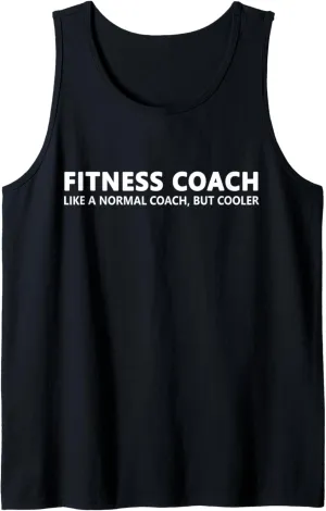 Funny Fitness Trainer Definition Fitness Coach Tank Top