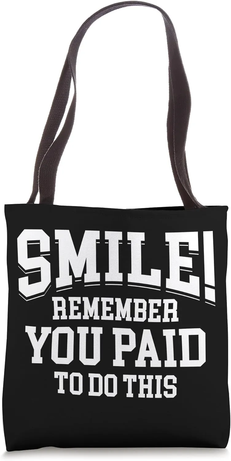 Funny Marathon Triathlon Spectator Sign Sports Lovers Outfit Tote Bag