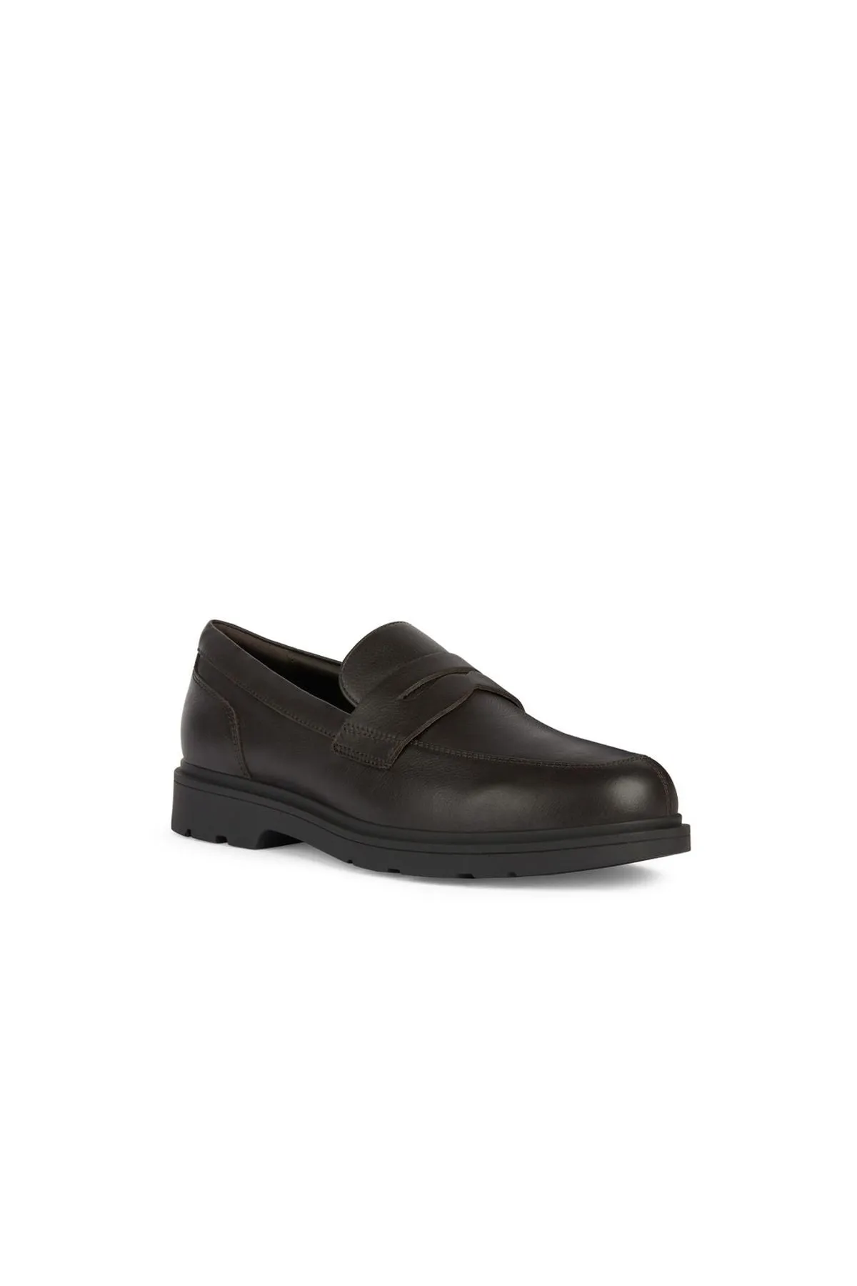Geox Erkek Kahverengi Spherica Ec1 Deri Maskülen Loafer