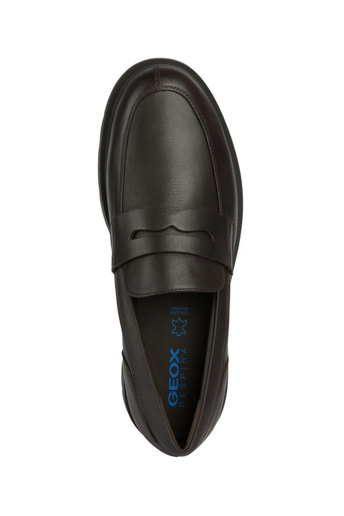 Geox Erkek Kahverengi Spherica Ec1 Deri Maskülen Loafer
