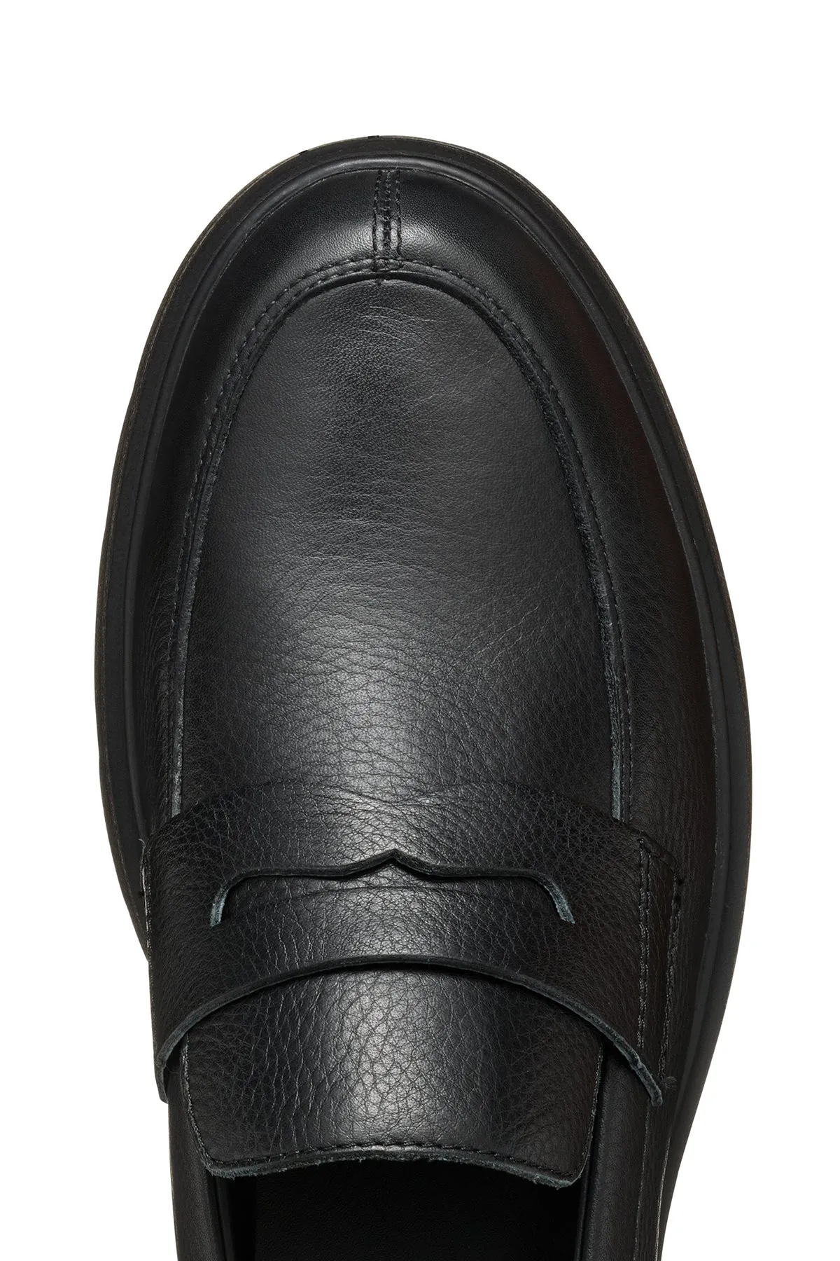 Geox Erkek Siyah Spherica Ec1 Deri Casual Loafer