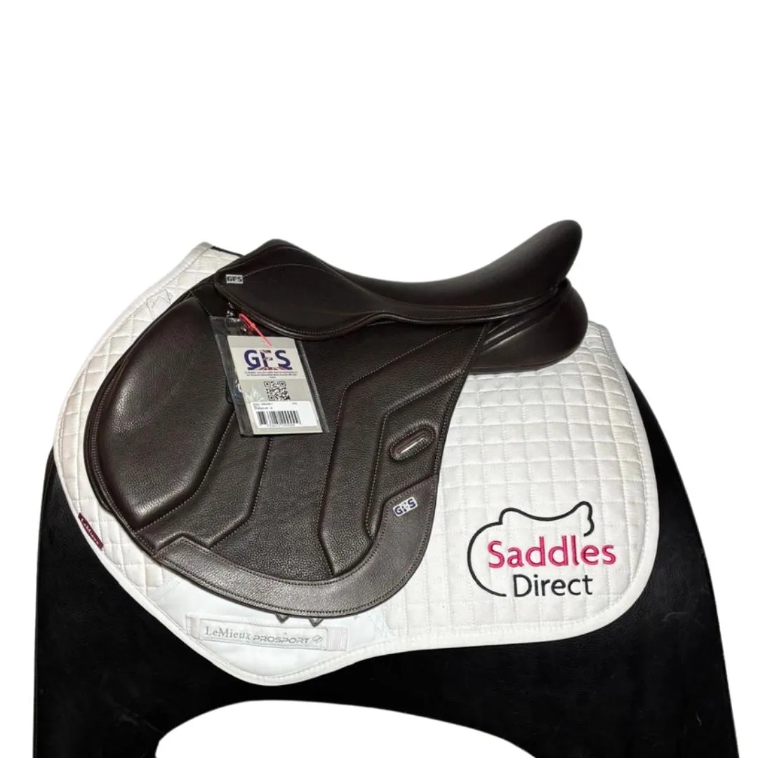 GFS Premier Jump Semi Flat Seat Brown 17” ADJ