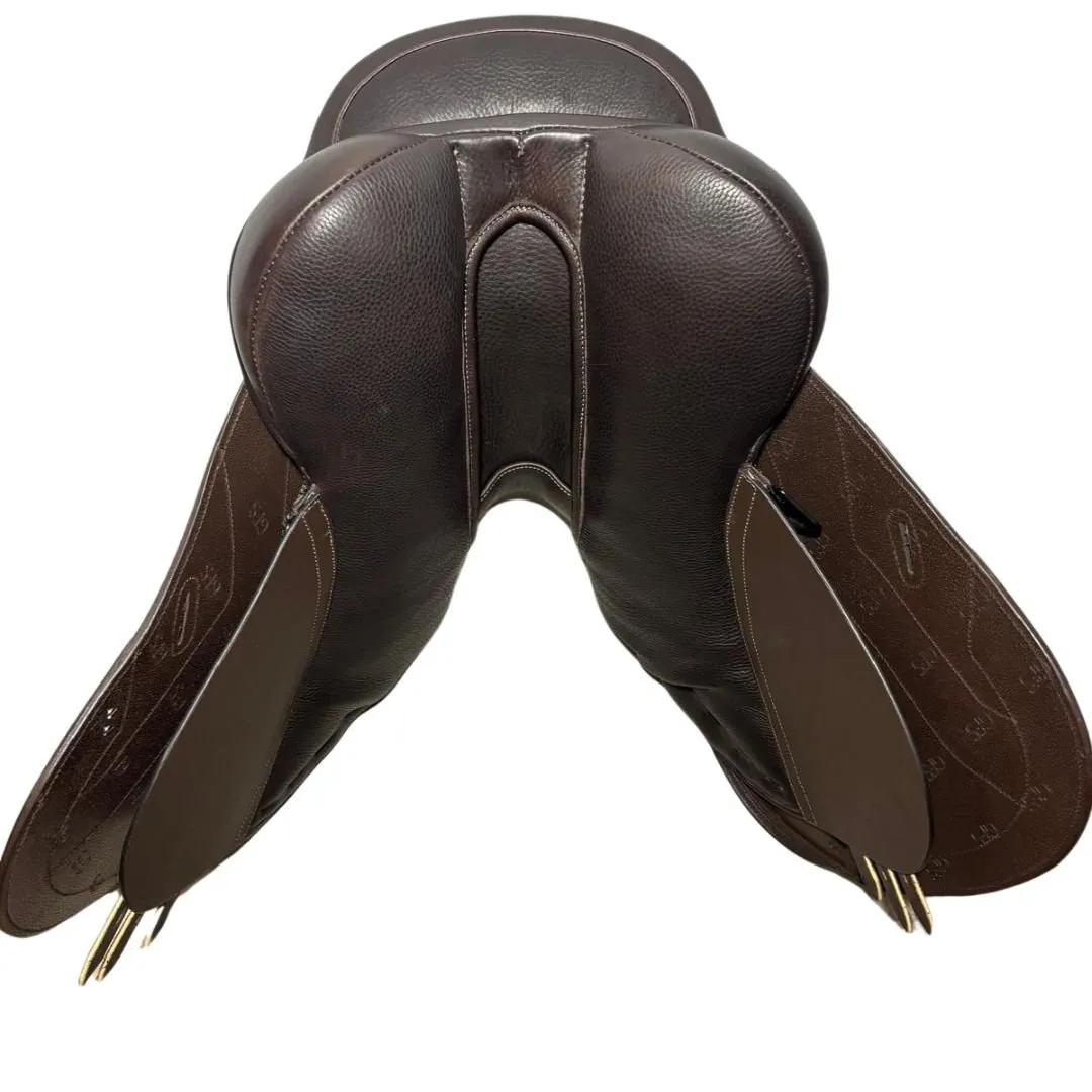 GFS Premier Jump Semi Flat Seat Brown 17” ADJ