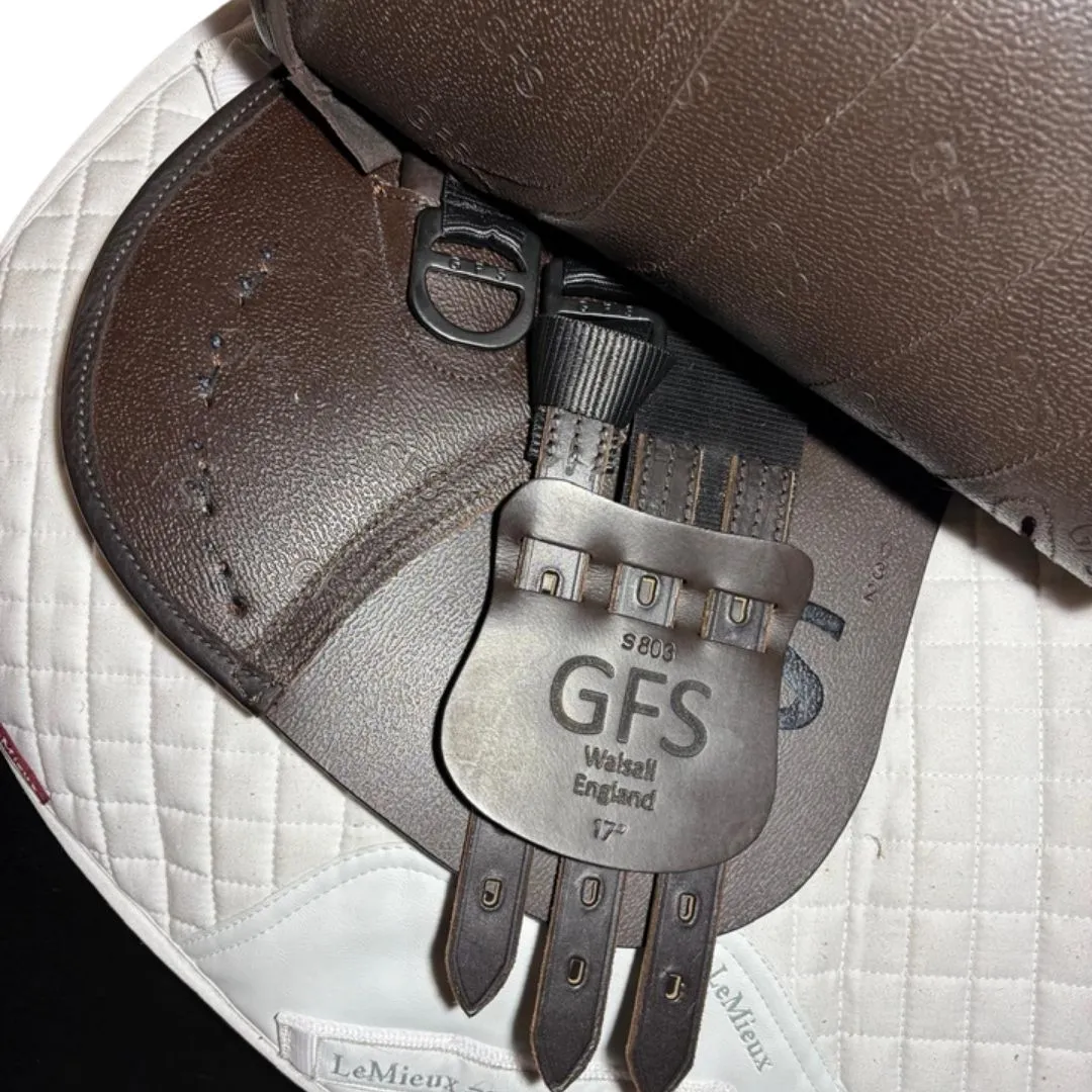 GFS Premier Jump Semi Flat Seat Brown 17” ADJ