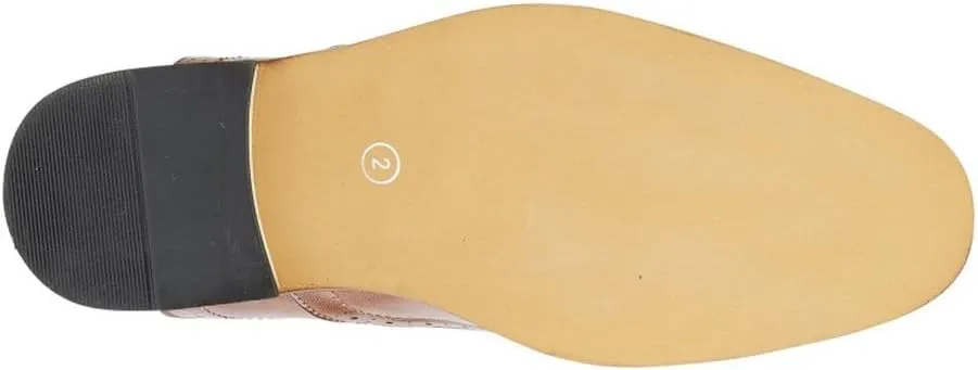 Goor Mens 5 Eye Wing Capped Oxford Brogues