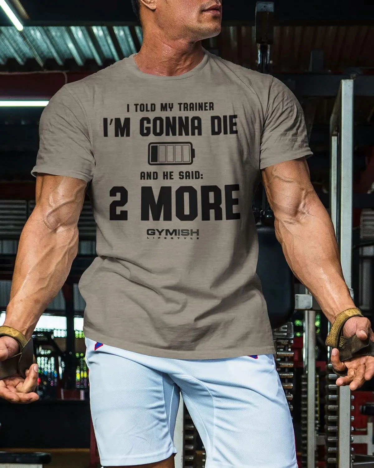 Gymish Lifestyle 2 More Workout Shirts for Men, Motivational T-Shirt for Gym