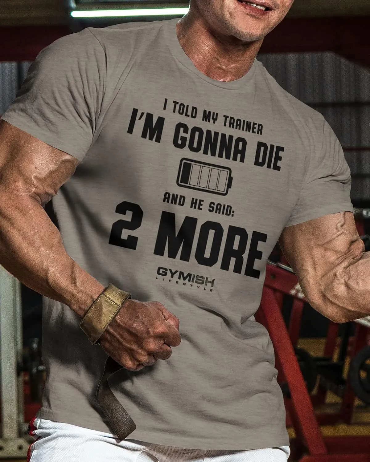 Gymish Lifestyle 2 More Workout Shirts for Men, Motivational T-Shirt for Gym