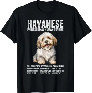 Havanese Professional Human Trainer Havanese Dog T-Shirt