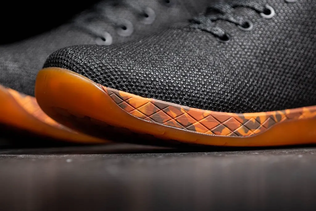 HIGH-TOP BLACK HEATHER ORANGE TRAINER (WOMEN'S)
