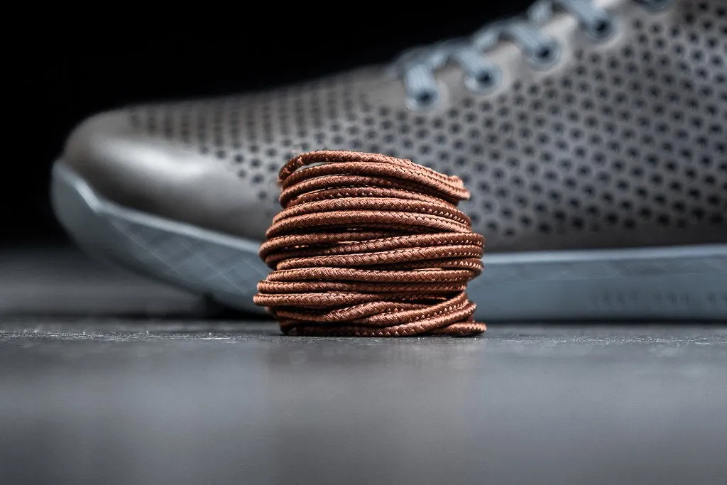 HIGH-TOP NORDIC GREY LEATHER TRAINER (WOMEN'S)