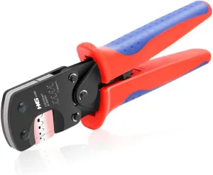 HKS Open Barrel Micro Pin Connectors Crimping Tool 0.03-0.52mm² 32-20 AWG Ratcheting Crimper for D-Sub, for Molex JST TE & JAE