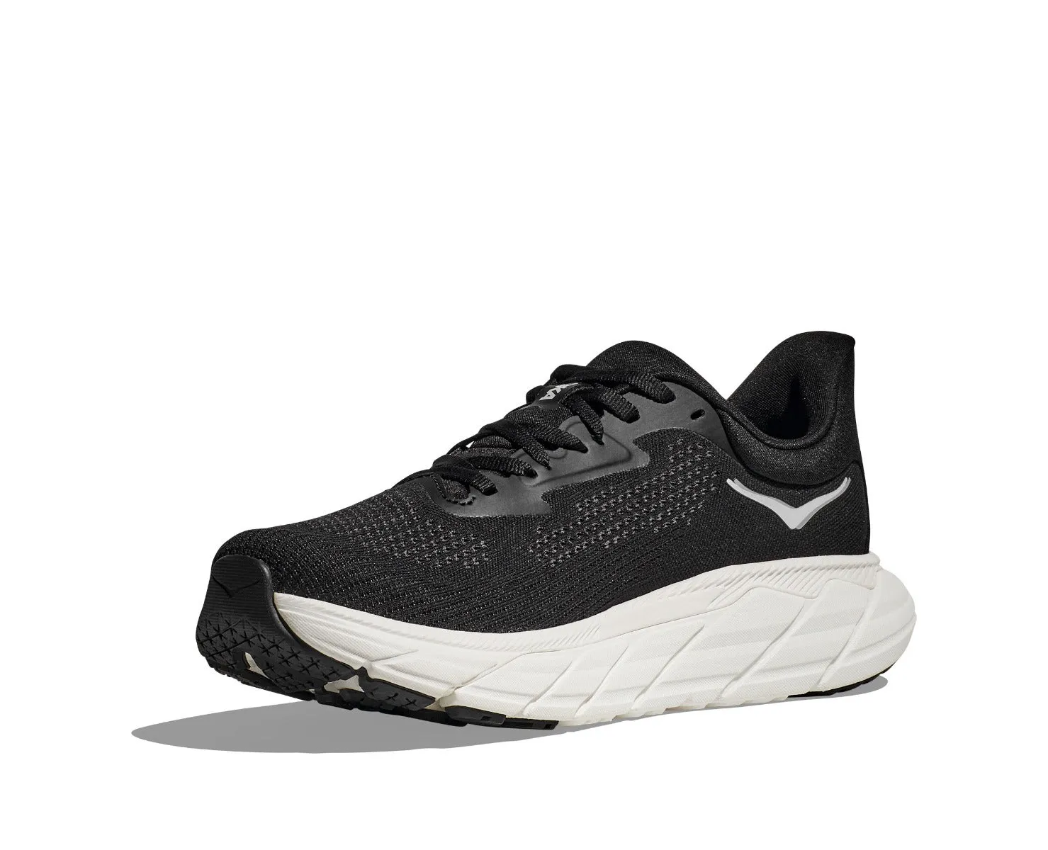 Hoka Black/White Arahi 7 Women's Wide Width Running Shoes 1147890-BWHT