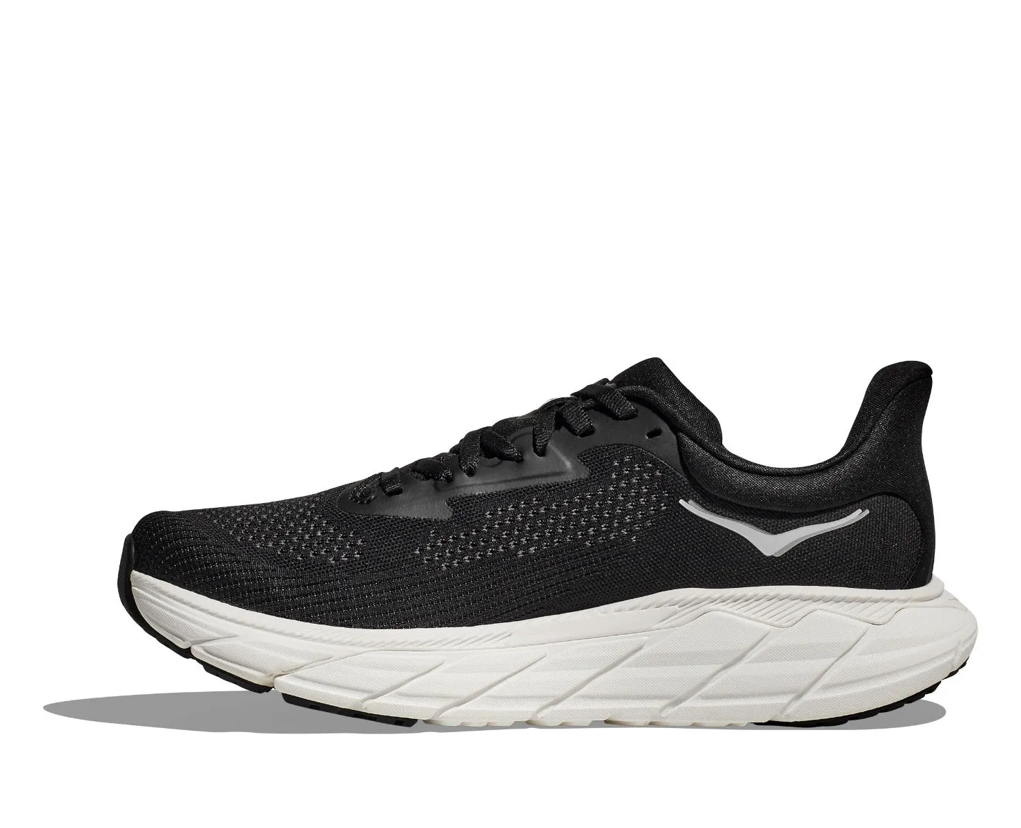 Hoka Black/White Arahi 7 Women's Wide Width Running Shoes 1147890-BWHT