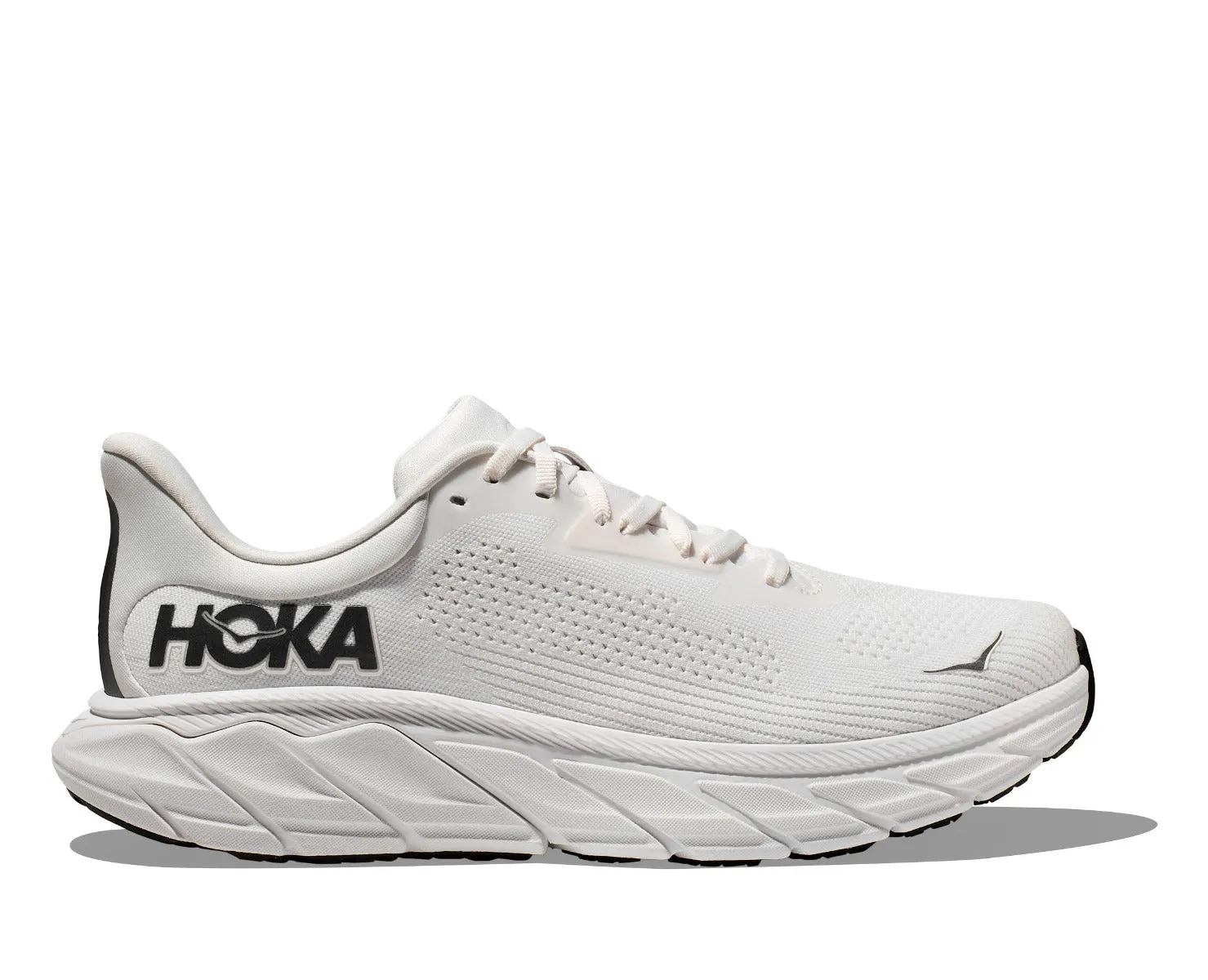 Hoka Blanc De Blanc/Steel Wool Arahi 7 Men's Wide Width Running Shoes 1147870-BDBSW