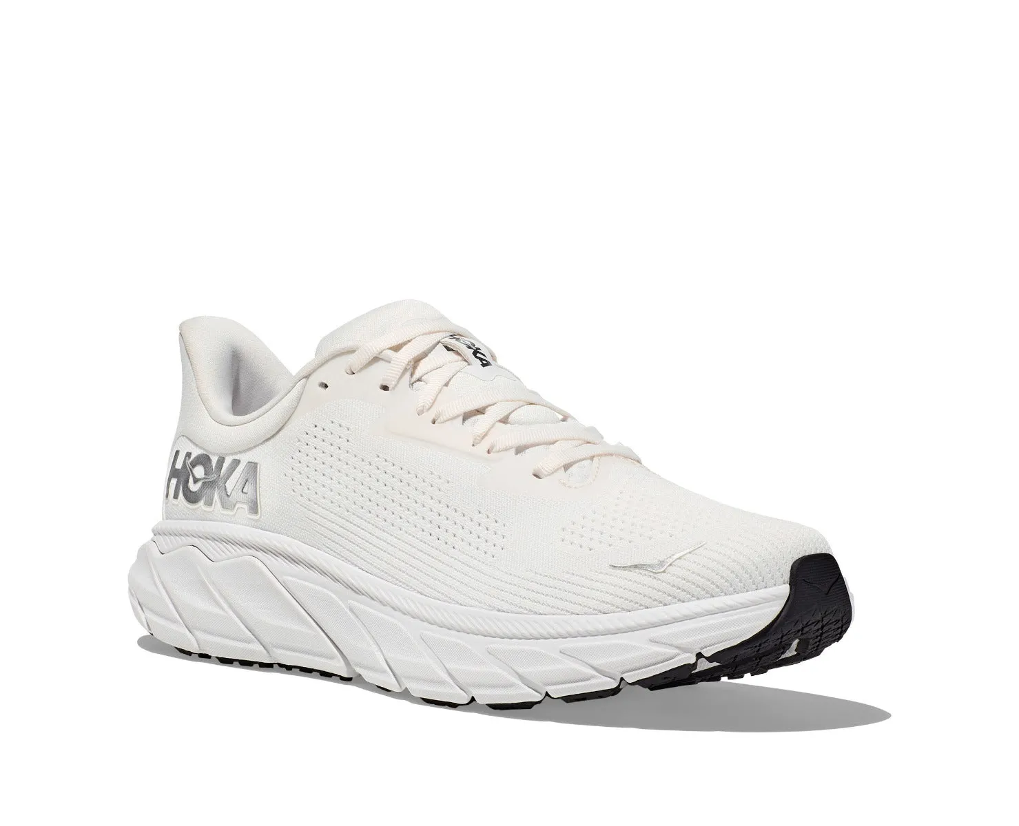Hoka Blanc De Blanc/Steel Wool Men's Arahi 7 Running Shoes 1147850-BDBSW