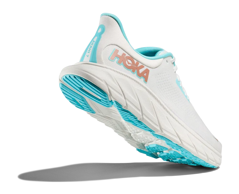 'Hoka' Women's Arahi 7 - Frost /  Rose Gold (Wide)