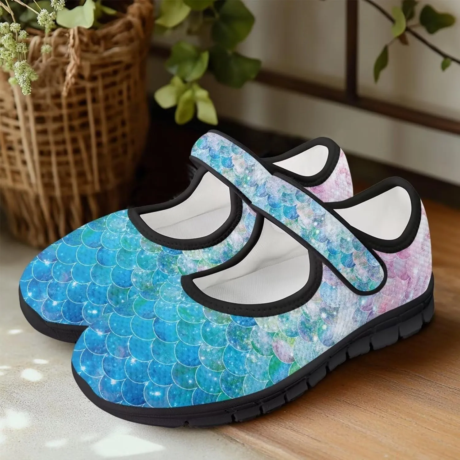 Howilath Heart Love Women's Ballet Flats Round Toe Mary Janes Casual Flats Shoes Ballerina Shoes for Party Wedding Work