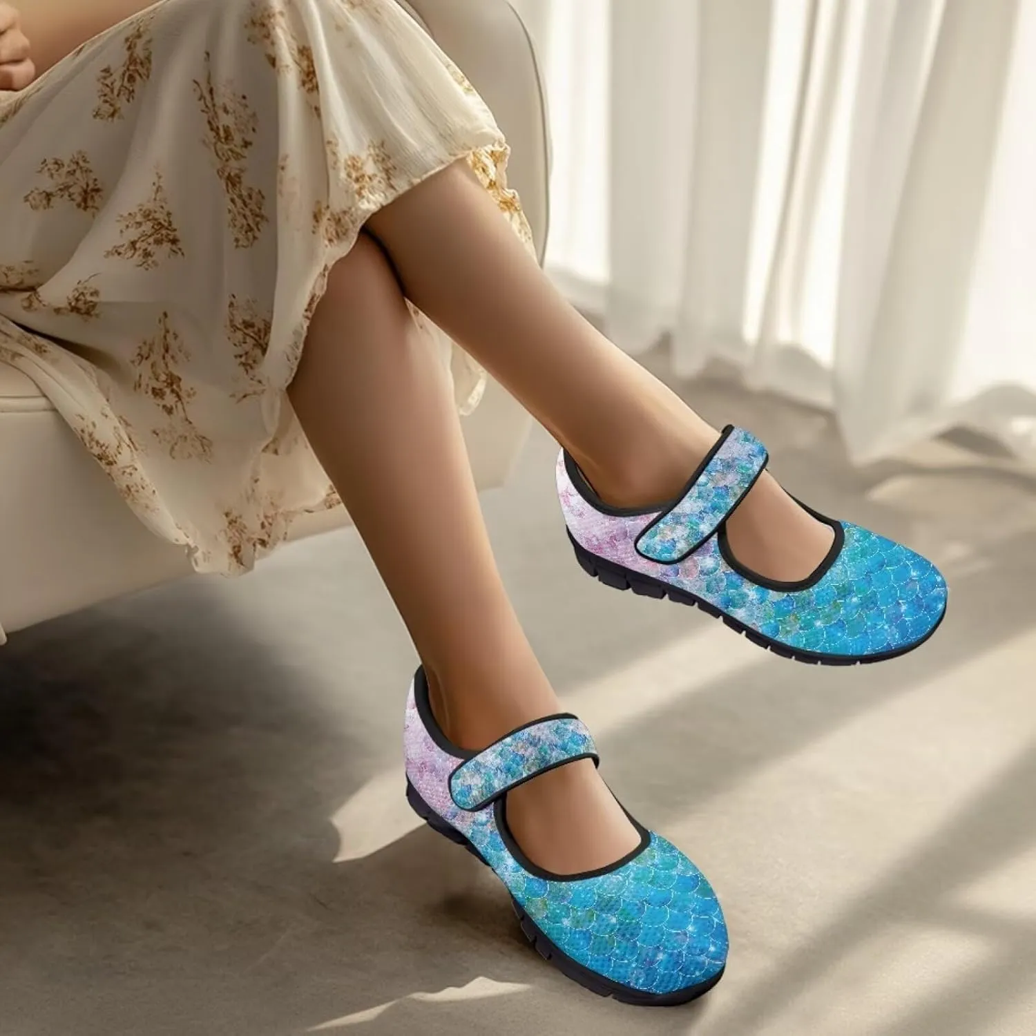 Howilath Heart Love Women's Ballet Flats Round Toe Mary Janes Casual Flats Shoes Ballerina Shoes for Party Wedding Work