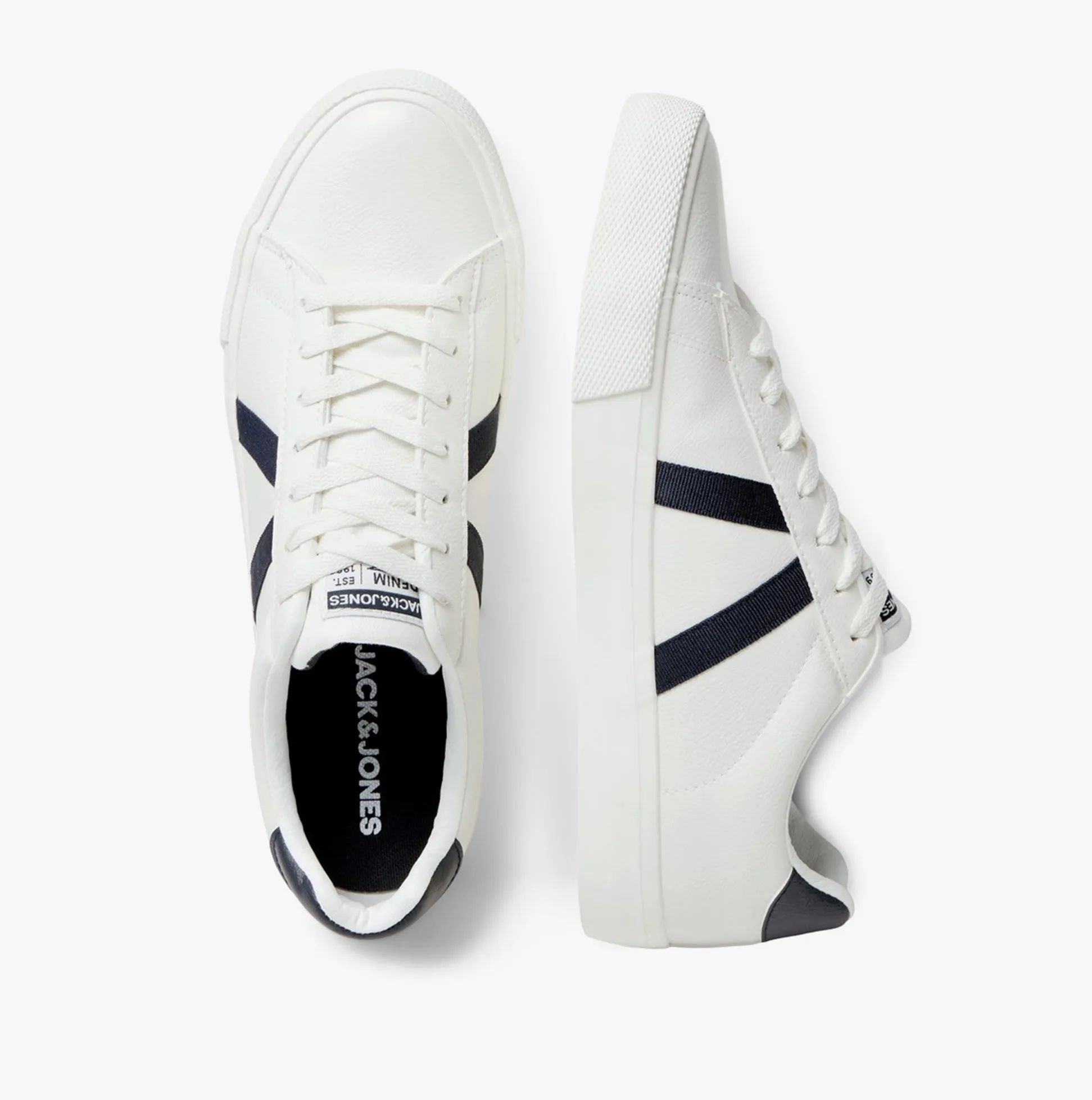 Jack & Jones FREEMAN Mens Trainers Bright White