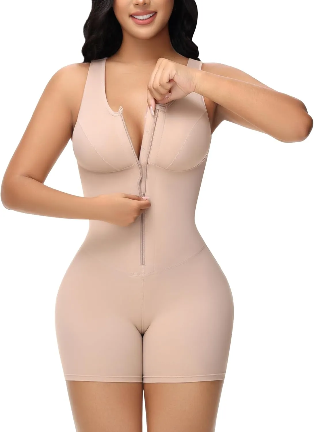 JOSHINE Shapewear Tummy Control Fajas Colombianas Moldeadoras Seamless Full Body Shaper Bodysuits for Women