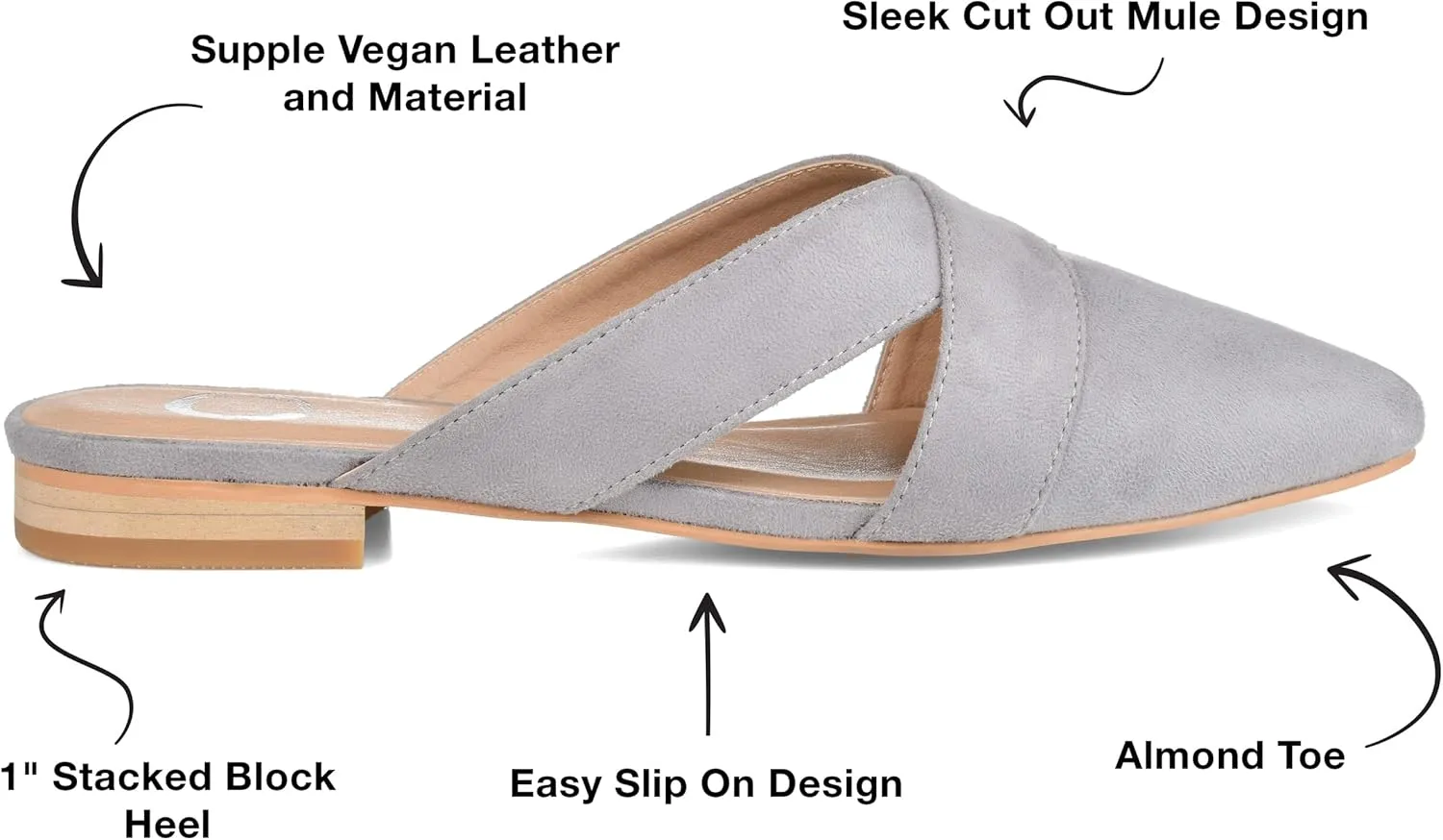 Journee Women's Giada Mule Flats