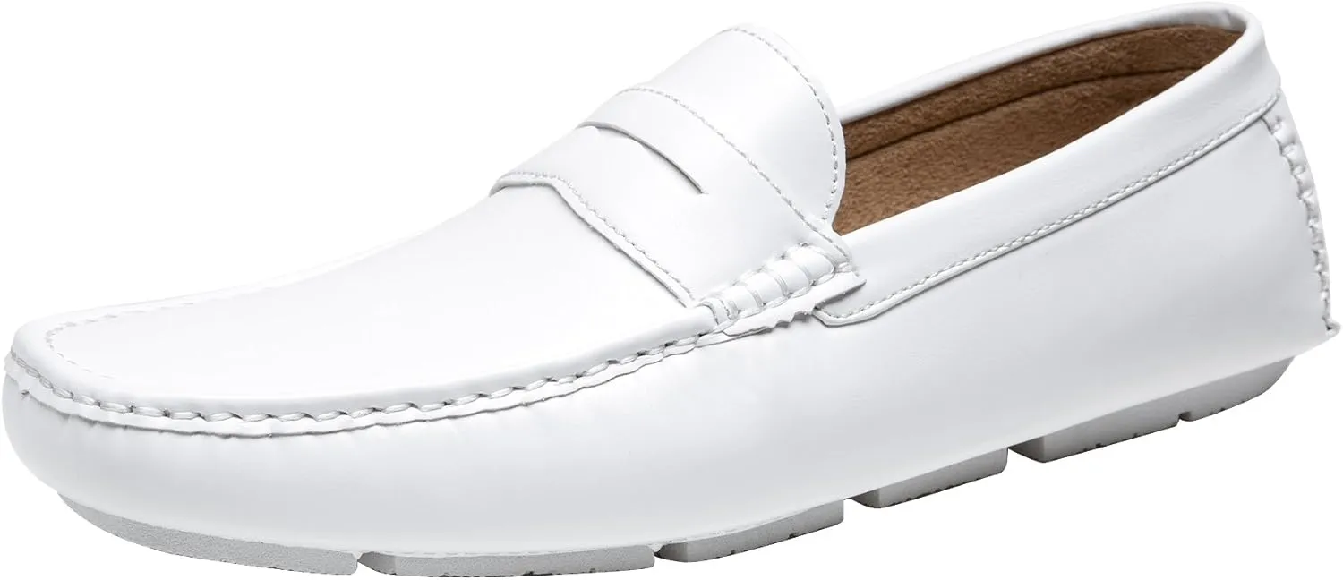 Jousen Men's Loafers Casual Slip On Shoes Soft Penny Loafers for Men Lightweight Driving Boat Shoes