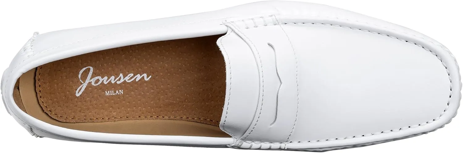 Jousen Men's Loafers Casual Slip On Shoes Soft Penny Loafers for Men Lightweight Driving Boat Shoes