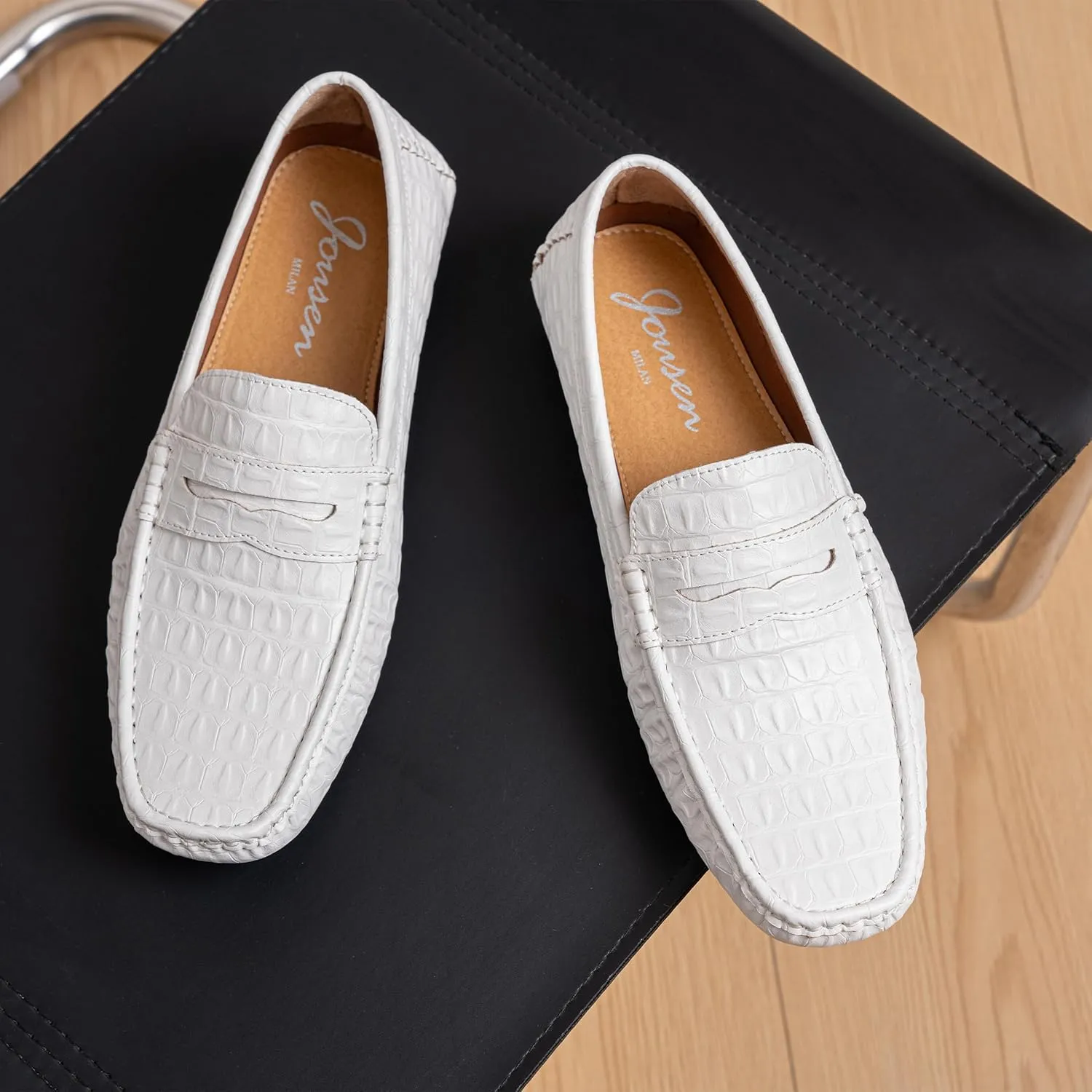 Jousen Men's Loafers Slip on Casual Shoes for Men Penny Loafer Driving Shoe