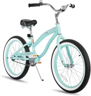JOYSTAR 20" 24" 26" Beach Cruiser Bike for Girls, Boys, Mens and Womens, Single Speed Kids Cruiser Bikes with Coaster Brake, Multiple Colors