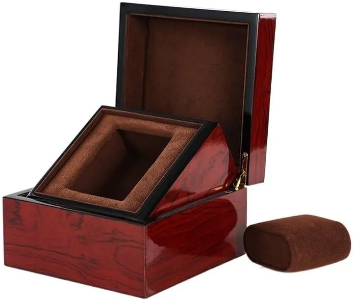 JSEIAJB Wooden Piano Paint Baking Paint Clamshell Jewelry Storage Box Display Box