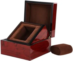 JSEIAJB Wooden Piano Paint Baking Paint Clamshell Jewelry Storage Box Display Box