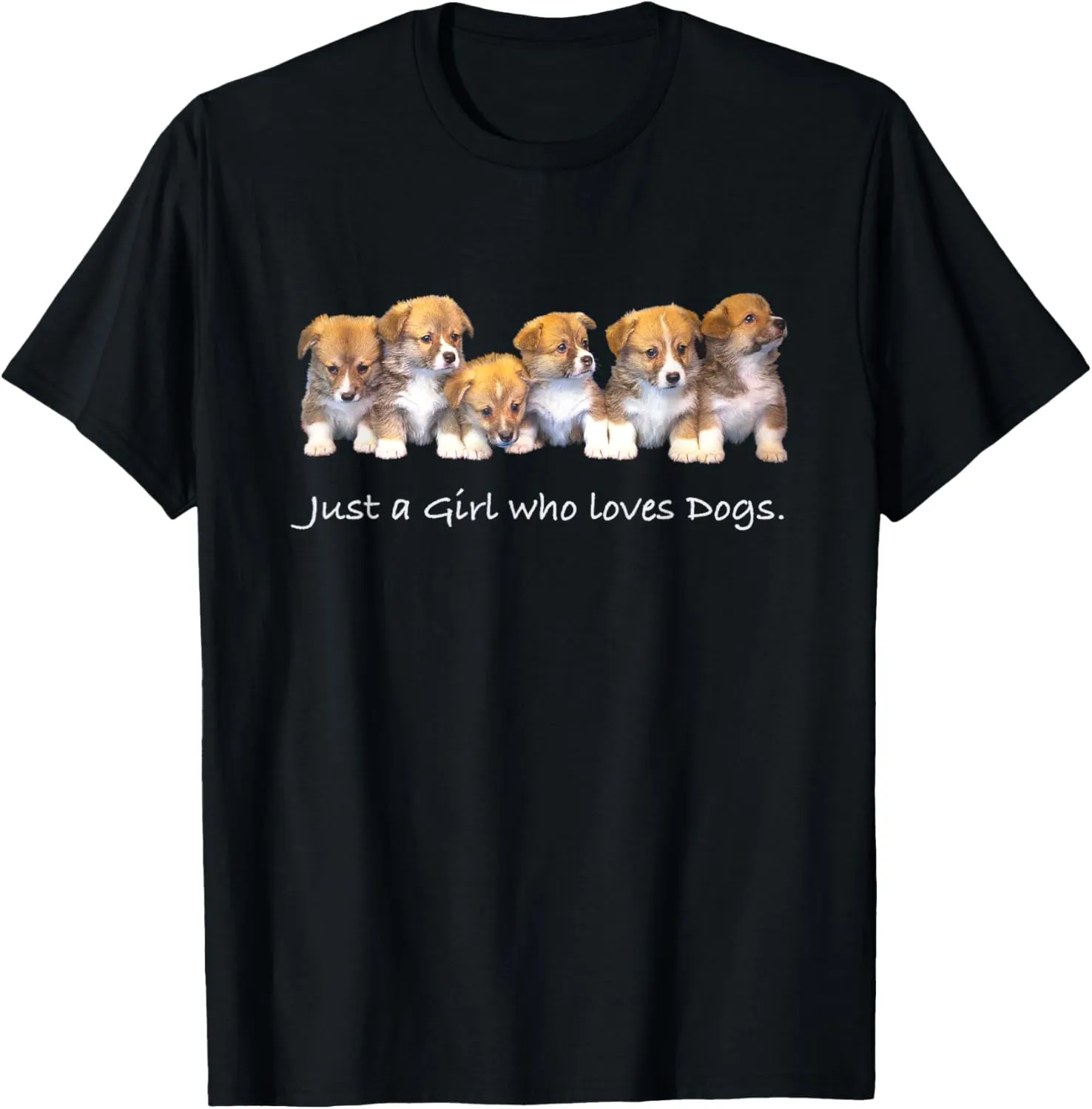 Just A Girl Who Loves Dogs Funny for Dog Trainer T-Shirt