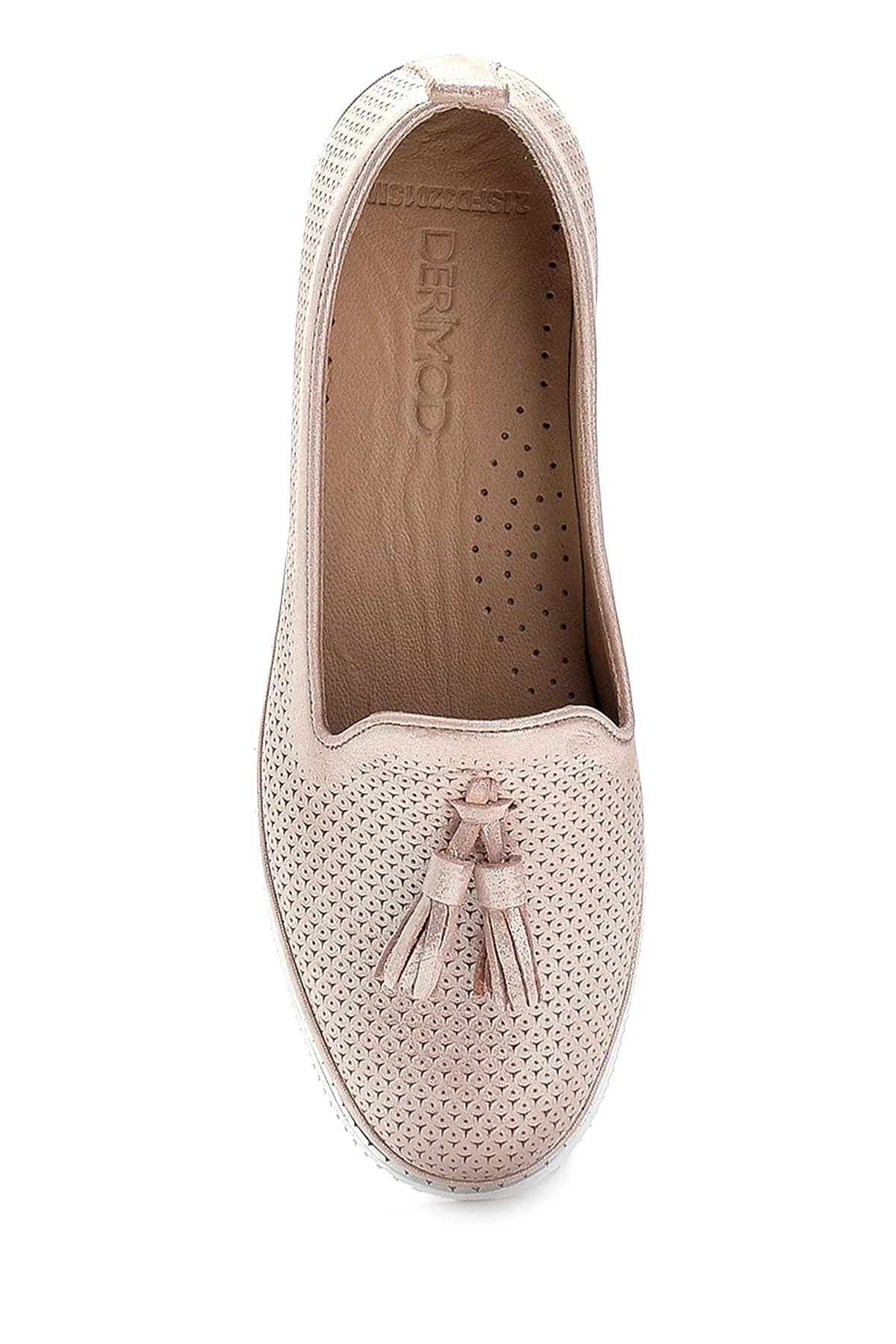 Kadın Deri Sim Detaylı Loafer