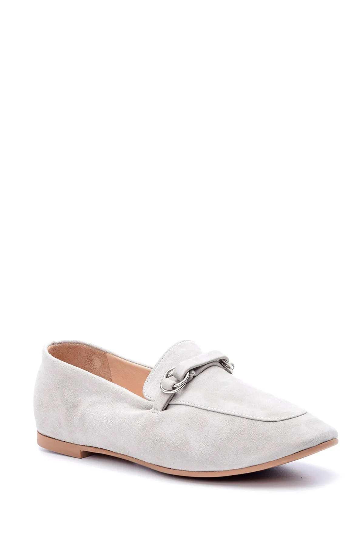 Kadın Süet Loafer