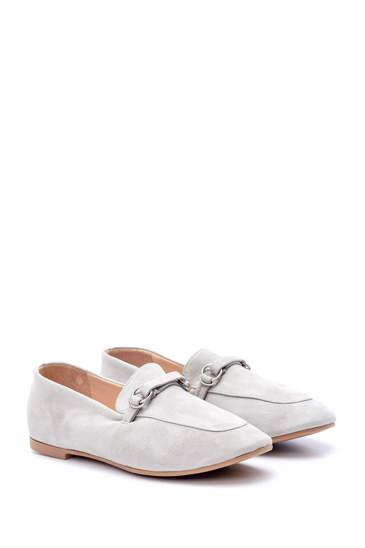 Kadın Süet Loafer