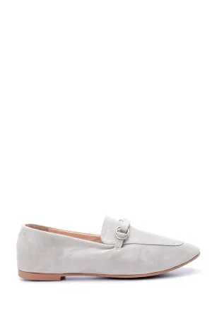 Kadın Süet Loafer