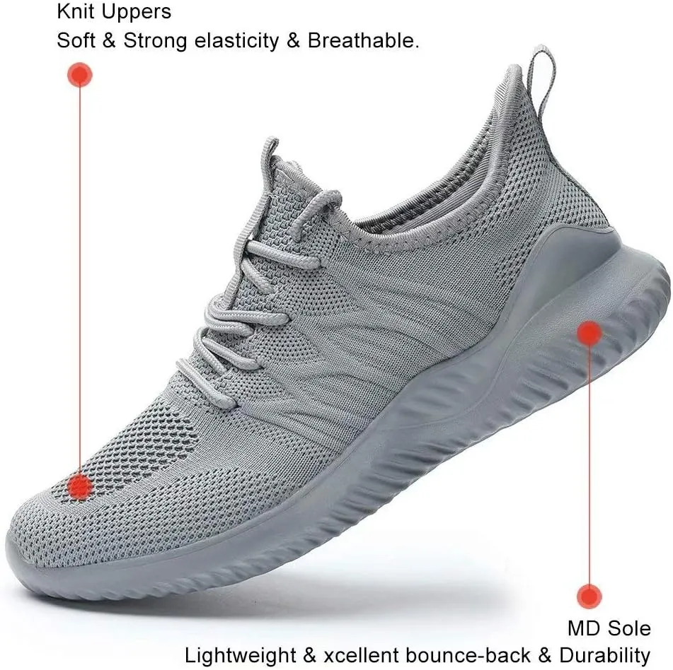 KEEZMZ Womens Ladies Walking Running Shoes Slip On Lightweight Casual Tennis Sneakers Clothes Shoes