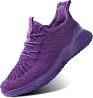 KEEZMZ Womens Ladies Walking Running Shoes Slip On Lightweight Casual Tennis Sneakers Clothes Shoes