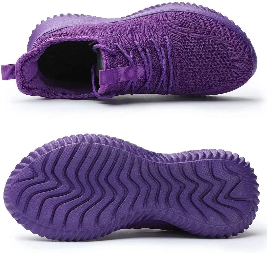KEEZMZ Womens Ladies Walking Running Shoes Slip On Lightweight Casual Tennis Sneakers Clothes Shoes