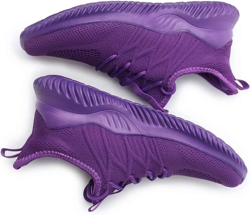 KEEZMZ Womens Ladies Walking Running Shoes Slip On Lightweight Casual Tennis Sneakers Clothes Shoes