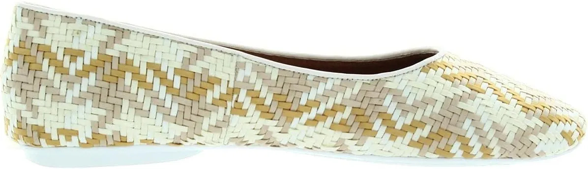 Kenneth Cole New York Women's Eugene Travel Ballet Woven Flat