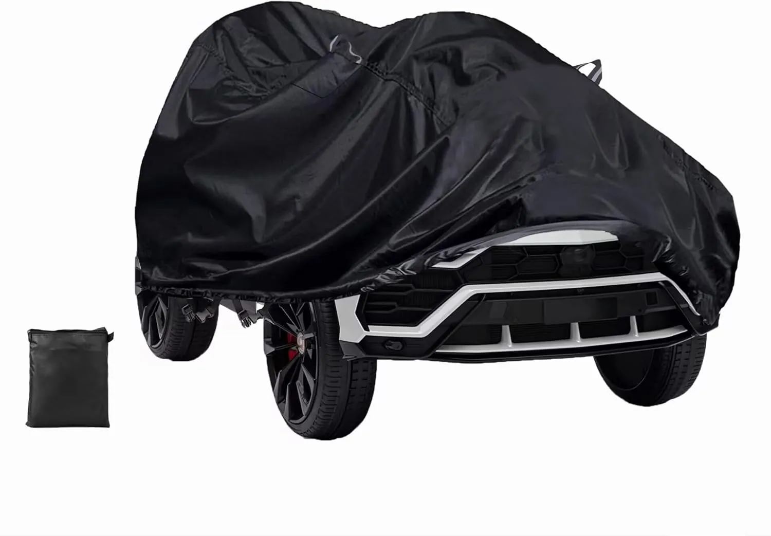 Kids Car Cover,Outdoor Heavy Duty 600D Power Wheels for Kids Waterproof Cover,Kids Ride-On Toy Car Cover with Buckle and Vent,All Weather,The Handle is a Reflective Strip Again