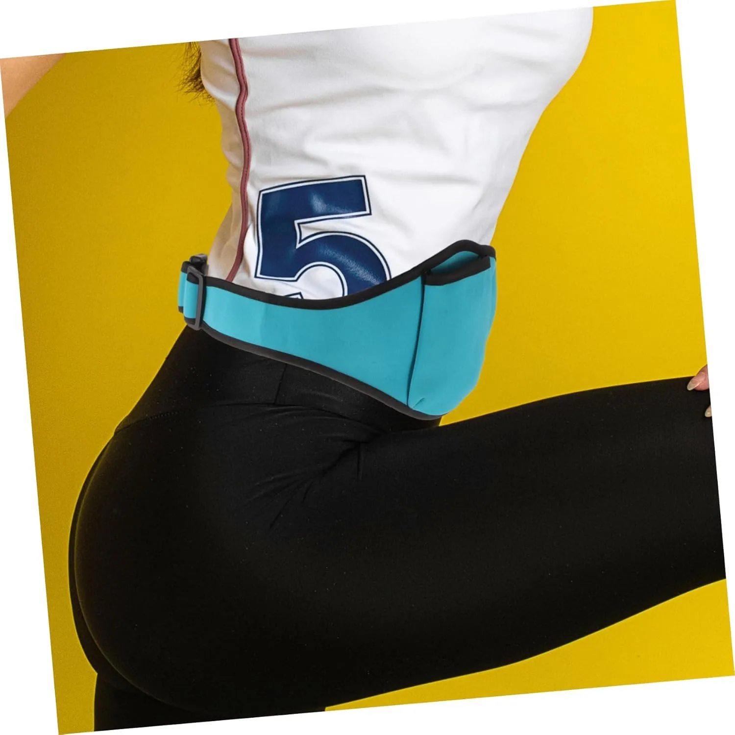 Kisangel 3sets Workout Microphone Pouch Sports Waist Bag Adjustable Mic Holder Belt Gym Trainer Microphone Case Outdoor Use 2pcs*3