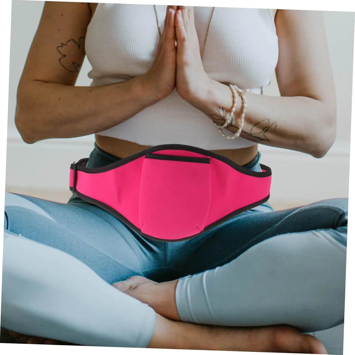 Kisangel 3sets Workout Microphone Pouch Sports Waist Bag Adjustable Mic Holder Belt Gym Trainer Microphone Case Outdoor Use 2pcs*3