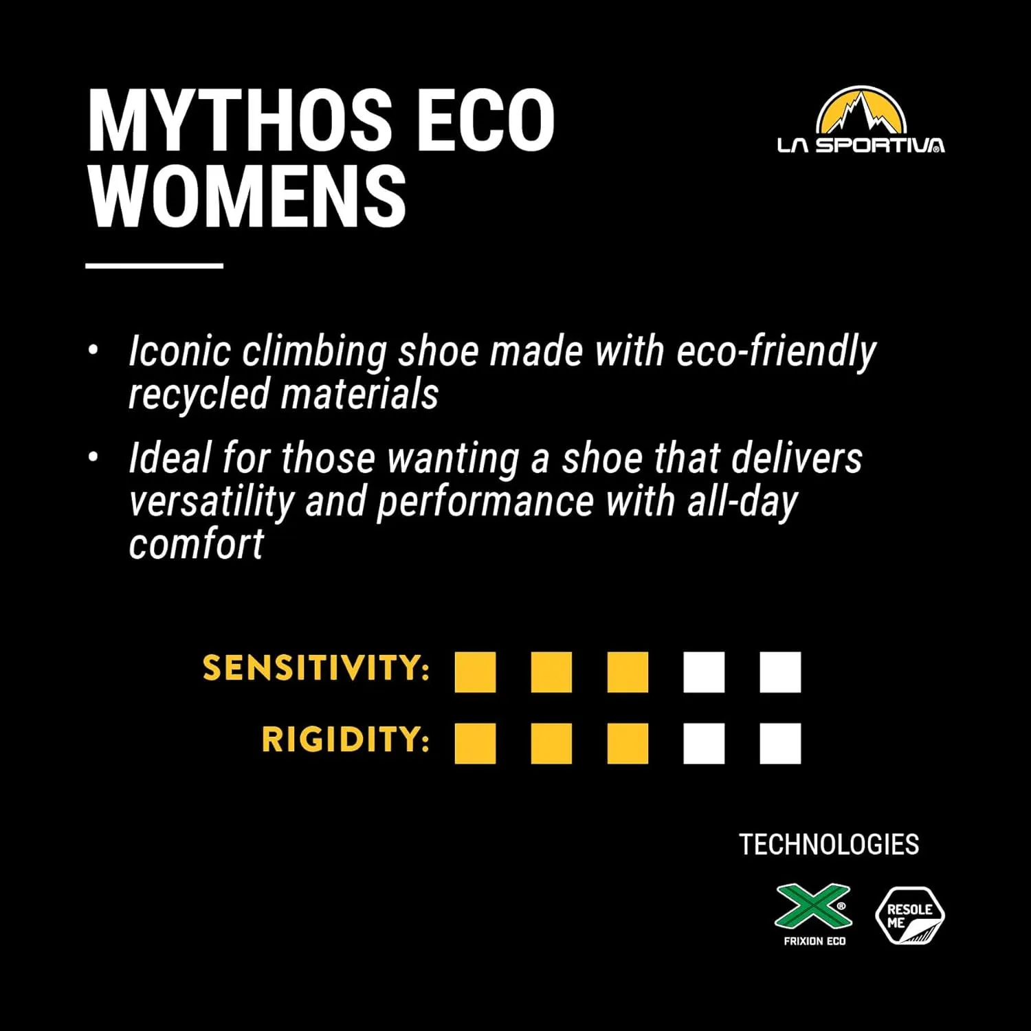 La Sportiva Womens Mythos Eco Rock Climbing Shoes