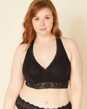 Lace Racerback Bralette | Black