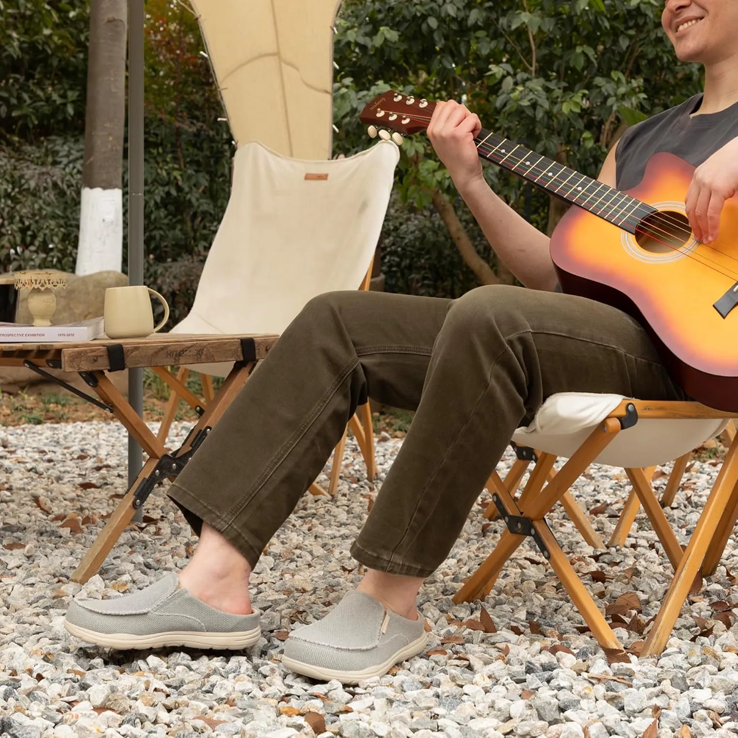 LazyStep Men's McCoy Cushioned Clog Slipper