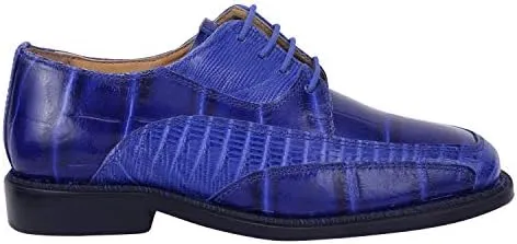 LIBERTYZENO Boys Crocodile Print & Plain Genuine Leather Kids & Toddlers Oxford Dress Shoes for Easter Gift