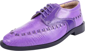 LIBERTYZENO Boys Plain & EEL Print Genuine Leather Kids & Toddlers Lace Up Oxford Dress Shoes for Easter Gift