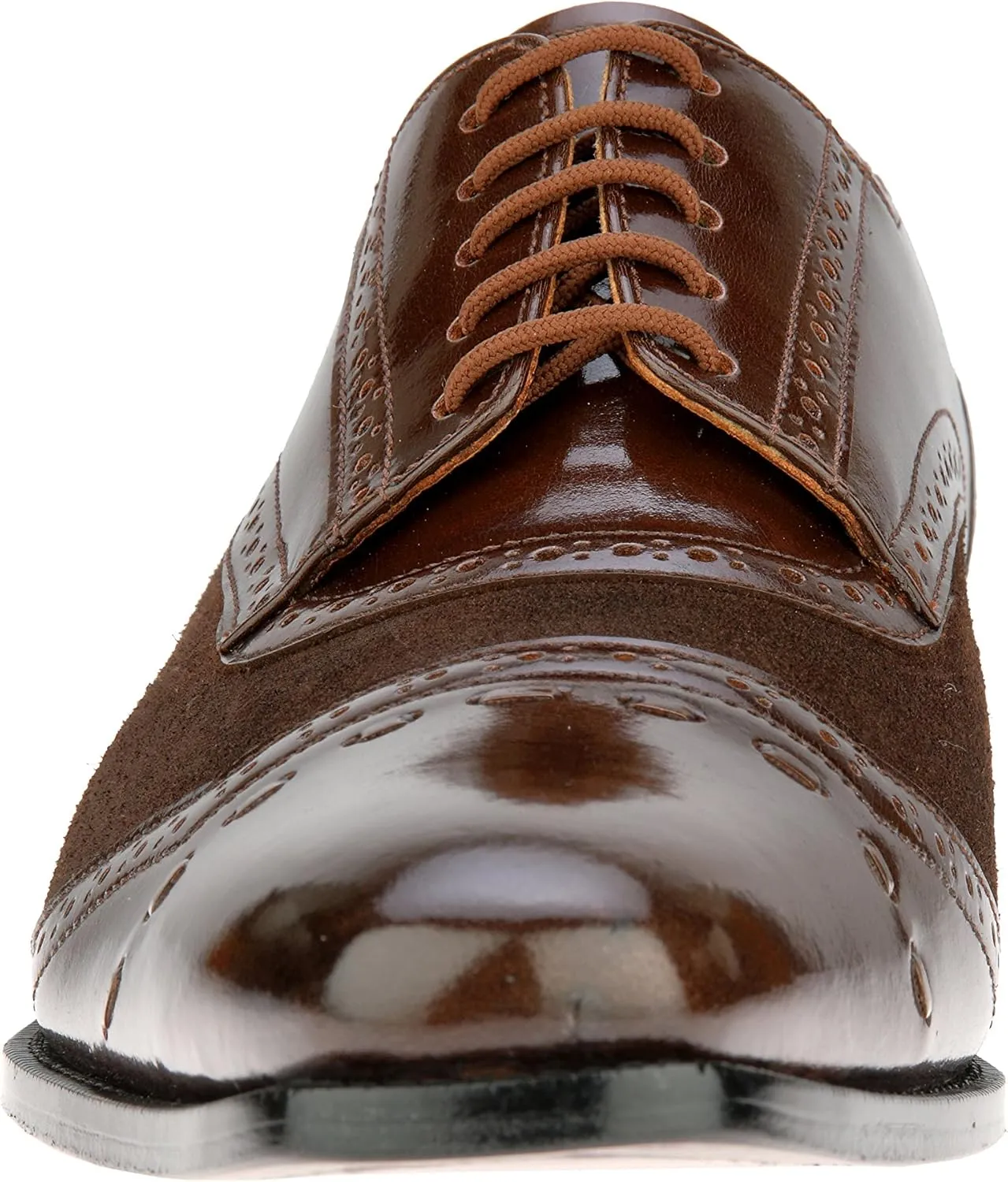 LIBERTYZENO Mens Leather Adults Stitched Welt Lace Up Oxford Dress Shoes for Prom Graduation